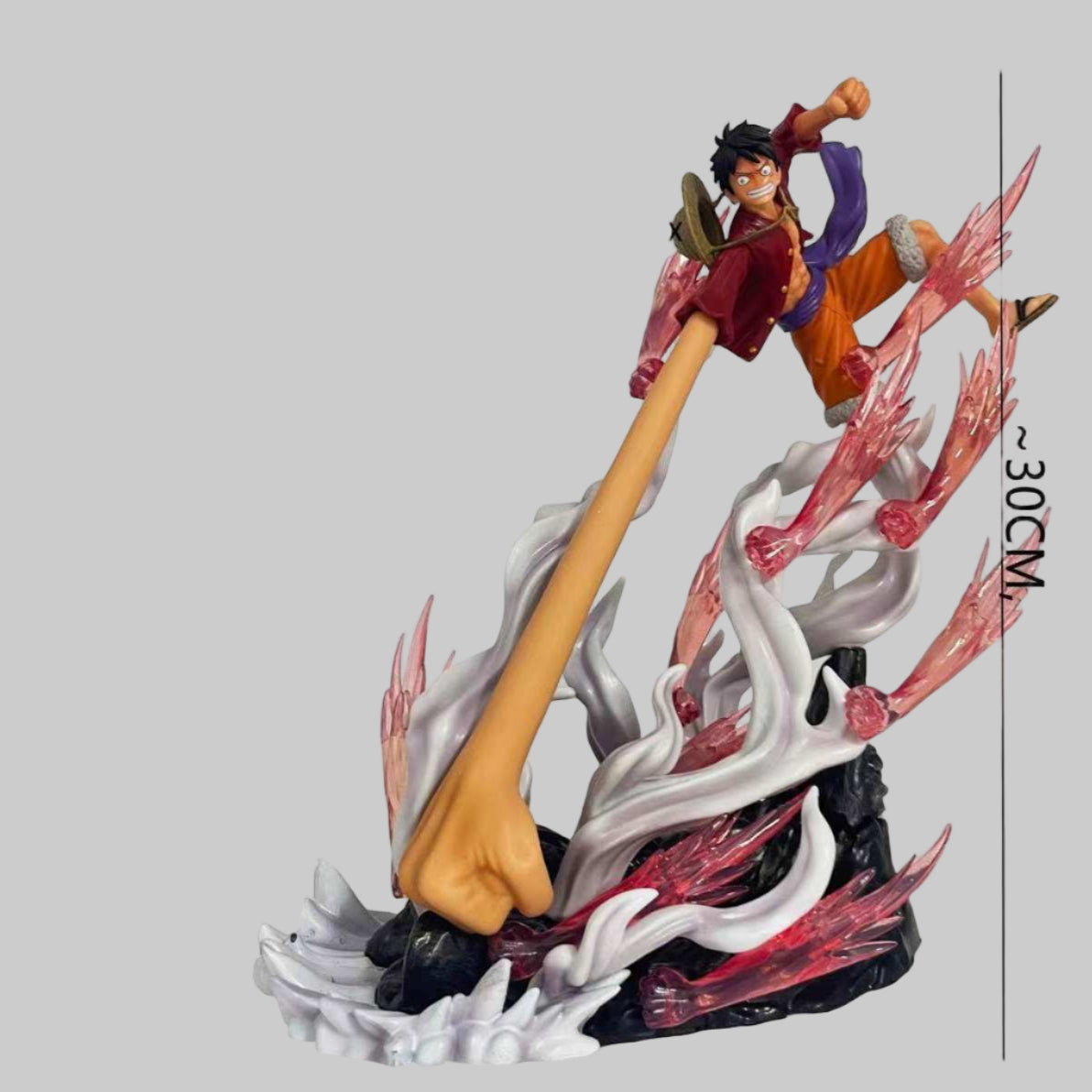 One Piece Enies Lobby Gear 3 Luffy Statue – 30CM Gatling Gun Battle Pose Collectible Figure