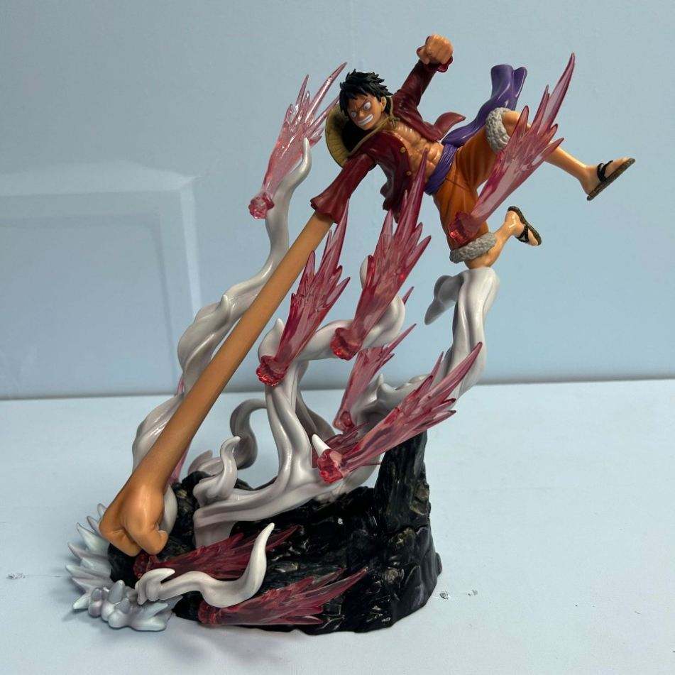 One Piece Enies Lobby Gear 3 Luffy Statue – 30CM Gatling Gun Battle Pose Collectible Figure