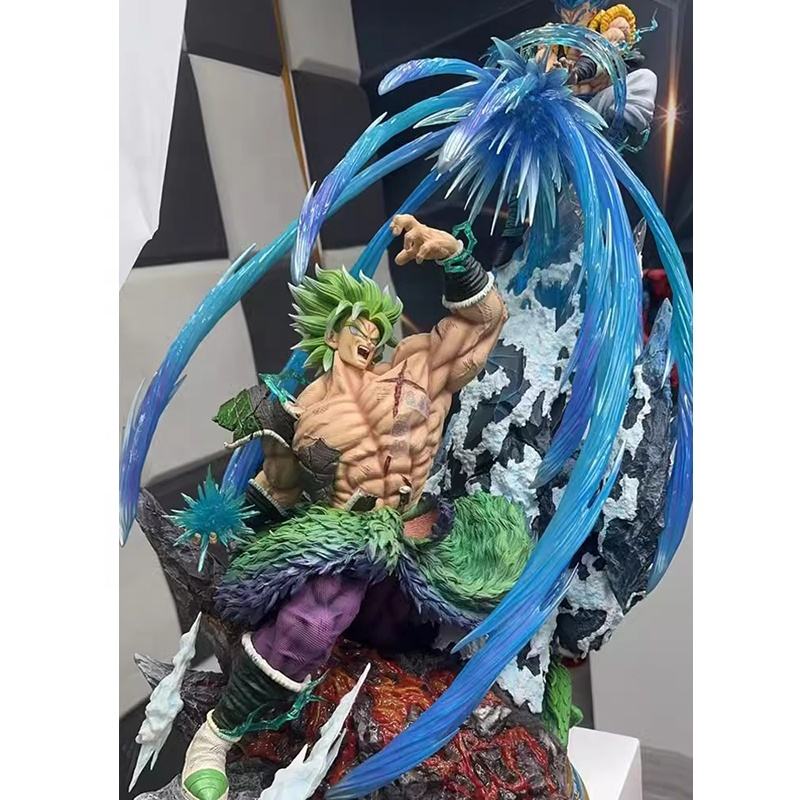 Dragon Ball Figure – Broly vs Gogeta GK Model (20CM Standard / 50CM Premium with Light)