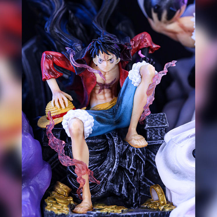 One Piece Throne Statue – 48CM Limited Edition Luffy Figure Collectible
