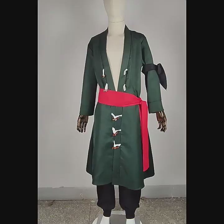 Roronoa Zoro Cosplay Costume | One Piece Anime Outfit | Two Years Later Post-Time Skip Costume