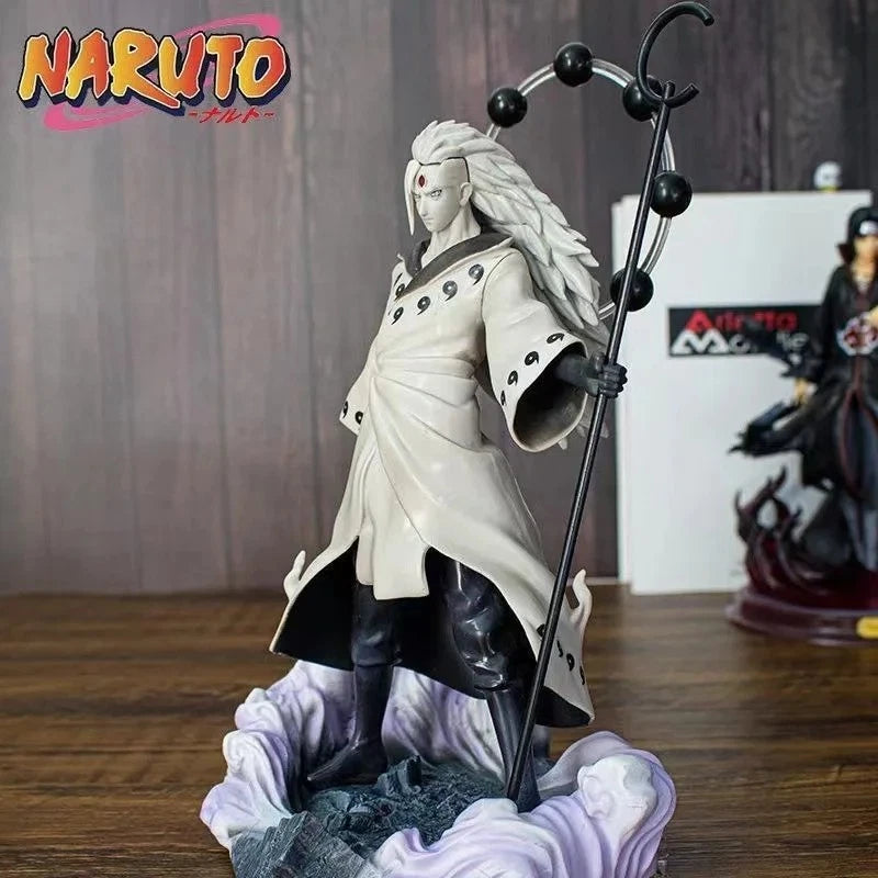 Premium Naruto Statue – Madara Uchiha 10 Tails Jinchūriki PVC Figure 28CM | COD Avail.